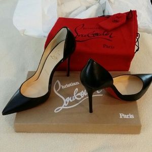 Christian Louboutin Iriza Kid 100mm Half D'orsay